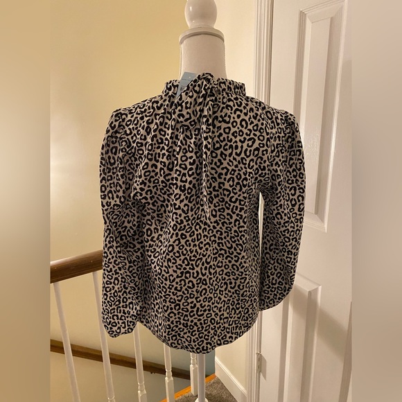 🔆4/$25 Ann Taylor Animal Print Tie-Back Top NWT! - Picture 9 of 12